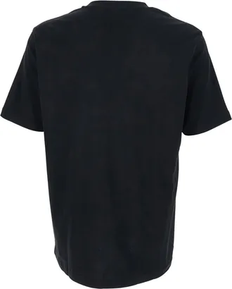 Diesel Mens T-Shirt T-Adjust-Met Black Cotton T-Shirts And Polos