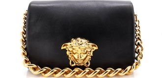 Versace Palazzo Medusa Flap Bag Leather