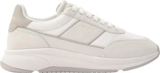 Axel Arigato Beige Sneakers met Zijlogo - Heren - Sneakers - Beige - 44 EU - Schoenen