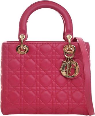Dior Pre-owned Dior Medium Lambskin Cannage Lady Dior Ladies K1KV4ZFUGIFL3G2R