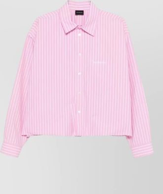 Balenciaga striped cotton shirt