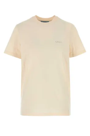 Prada Sand Cotton T Shirt