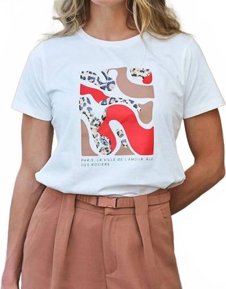 Esqualo Paris T-Shirt In Orange