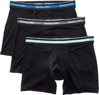 Tommy John Set Of 3 Comfort Micro 4In Boxer Brief