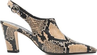 Aeyde Maude Slingback - Dames - Pumps - Bruin - 37 1/2 EU - Leer - Schoenen