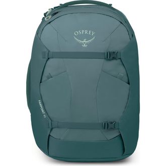 Osprey Farpoint 40-Liter Travel Carry-On Backpack in Cascade Blue/Torrent Blue at Nordstrom