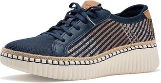 Skechers Wilshire Blvd - Breezy Stroll Womens Shoes Navy : 7.5 B - Medium, Faux Leather/Textile