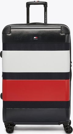 Tommy Hilfiger 28 Colorblock Hardcase Spinner Luggage - Navy