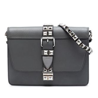Prada Pre-owned Prada City Calf and Saffiano Elektra Crossbody Ladies 85IWX0Y04OM9AX6C