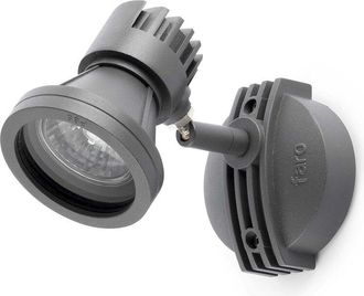 Faro Barcelona Faro Barcelona - Faro Miniproject - 1 Light Outdoor Wall Spotlight Grey IP65, GU10