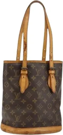 Louis Vuitton Pre-owned Bucket Bags, female, Brown, Size: ONE SIZE Pre-owned Vintage Bucket Bag