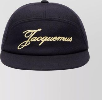 Jacquemus lana cap curved brim