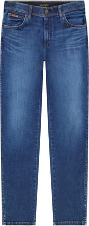 Wrangler Slim-fit-Jeans WRANGLER WRANGLER Jeans Texas Slim, Herren, Gr. 32, L&auml;nge 34, blau, Obermaterial: 75% Baumwolle CO. 23% Polyester PES. 2% Elasthan EL.,