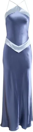 Reformation Jillian Sleeveless Silk Maxi Dress in Cornflower at Nordstrom, Size 10