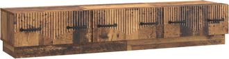 vidaXL Mueble De Tv Con Caj&oacute;n Madera Envejecida 147 X 34,5 X 27 Cm Vidaxl