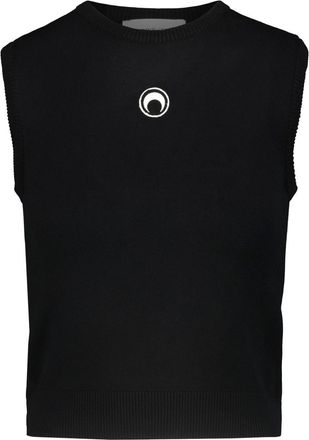 Marine Serre Moon Logo Knit Vest
