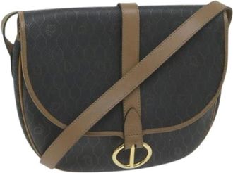 Dior Pre-owned Cross Body Bags, female, Black, Size: ONE SIZE Pre-owned Vintage Plastic Shoulder Bag