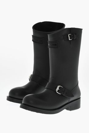 Dsquared2 Stivali Da Pioggia GOTHIC Con Fibbie Dsquared2