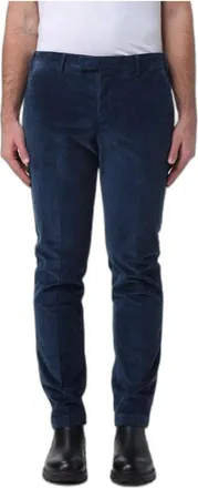 Pantaloni Torino Pantaloni Chino in Velluto a Coste - - Trousers - Uomo - Blu - L