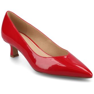 Journee Collection Women & apos;s Pammie Medium and Wide Width Pumps