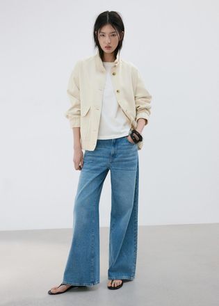 Mango Maglietta stampata maniche corte bianco - Donna - XXS - MANGO