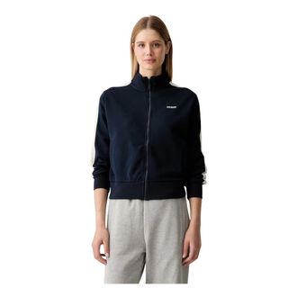 Guess Hoodies & sweatvesten, Dames, Blauw, 2Xs, Katoen, Phoebe Full-Zip Sweatshirt