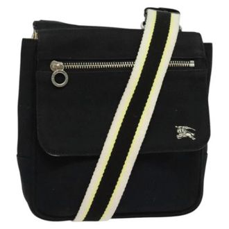 Burberry Pre-owned Canvas shoulder-bags - Dames - Pre-owned - Zwart - Maat: ONE Size