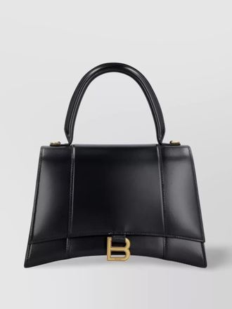 Balenciaga hourglass medium leather shoulder bag