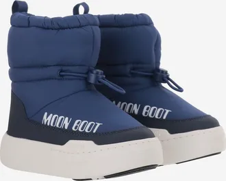 Moon Boot Nylon Puffer Ankle Boot - Navy
