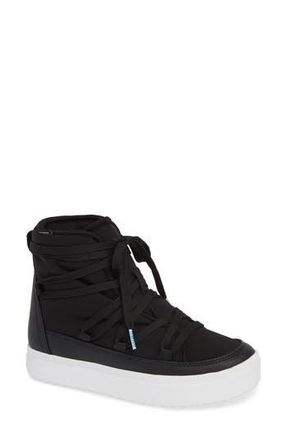 Native Chamonix Vegan Water Resistant Boot in Jiffy Black/Shell White at Nordstrom Rack, Size 10