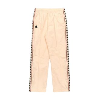 Kappa Sebastian Authentic Broeken - Heren - Trainingsbroeken - Beige - L - Polyester - Fitness