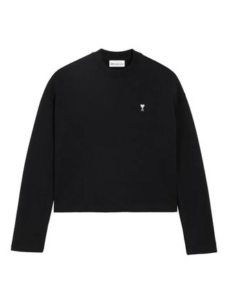 Ami ami cropped sweatshirt - Black