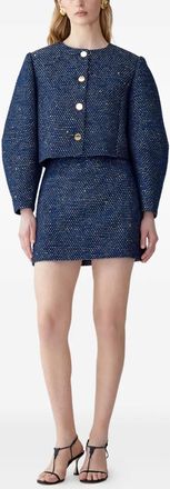 Carolina Herrera Giacca con maniche ad arco - Blu