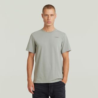 G-Star T-Shirt G-STAR Slim Base, Herren, Gr. XXL, wild dove, Jersey, Obermaterial: 95% Baumwolle, 5% Elasthan, unifarben, slim fit h&uuml;ftbedeckend, Rundhals, S