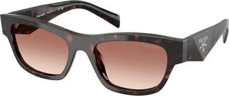 Prada B09S Zonnebrillen - Dames - Zonnebrillen - Bruin - 52 MM - Accessoires