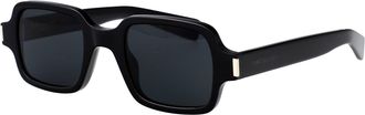 Saint Laurent Unisex Sunglasses Sl720 Black Black-Black-Black Acetate Black/black/black