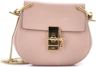 Chlo&eacute; Pink Leather Drew Crossbody Mini (Authentic Pre-Loved)