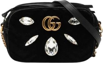 Gucci Pre-owned Vintage Schoudertas - Dames - Vintage Schoudertas - Zwart - ONE Size - Leer - Vintage
