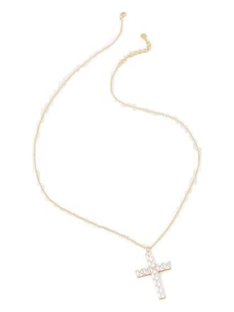 Chiara Ferragni cross-pendant necklace - Oro