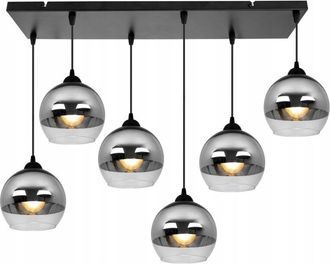 OEM L&aacute;mpara Colgante Elegante, L&aacute;mpara De Cristal, Led Cromado