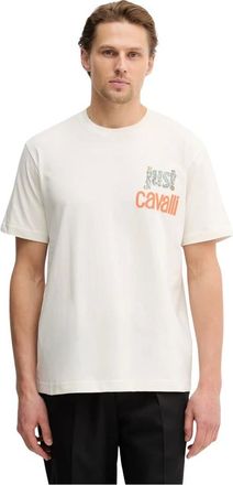 Just Cavalli Hombre, Camisetas, Blanco, Talla: M
