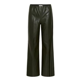 Soaked In Luxury SLKaylee Wide Broeken - Dames - Broeken - Groen - Maat: XS Poliester
