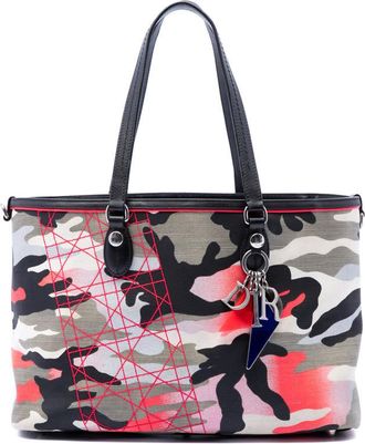 Dior Pre-owned Dior Anselm Reyle Medium Canvas Camouflage Tote Ladies NTJCKE84MVBWMIU6