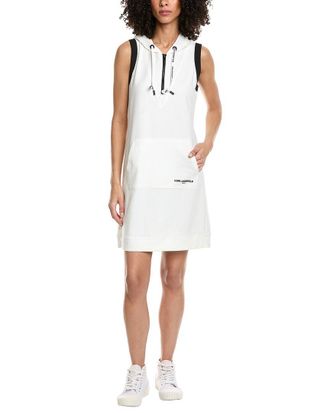 Karl Lagerfeld Karl Lagerfeld Sleeveless Hooded Dress