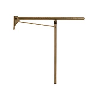 Presto Presto Barra De Apoyo Abatible Mural-suelo Inox Bronce Envejecido