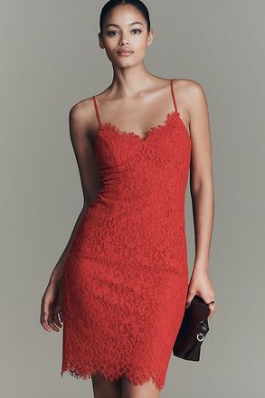 AFRM Theresa V-Neck Lace Dress