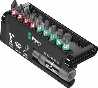 Wera Bit-Check 10 Impaktor 2, 10 pezzi - Wera