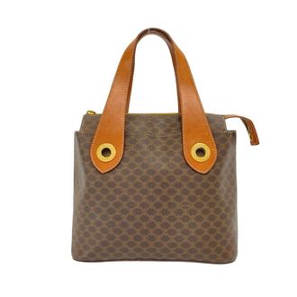 Celine Brown Leather Pvc Handbag Tote Bag (Pre-Owned)