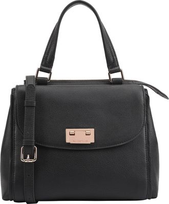Paul Costelloe Womens Avisha Shoulder Bag - Black Leather - One Size