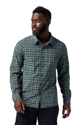Backcountry Slickrock Long-Sleeve Button-Up Jersey - Mens in Turbulence Plaid at Nordstrom, Size Xx-Large